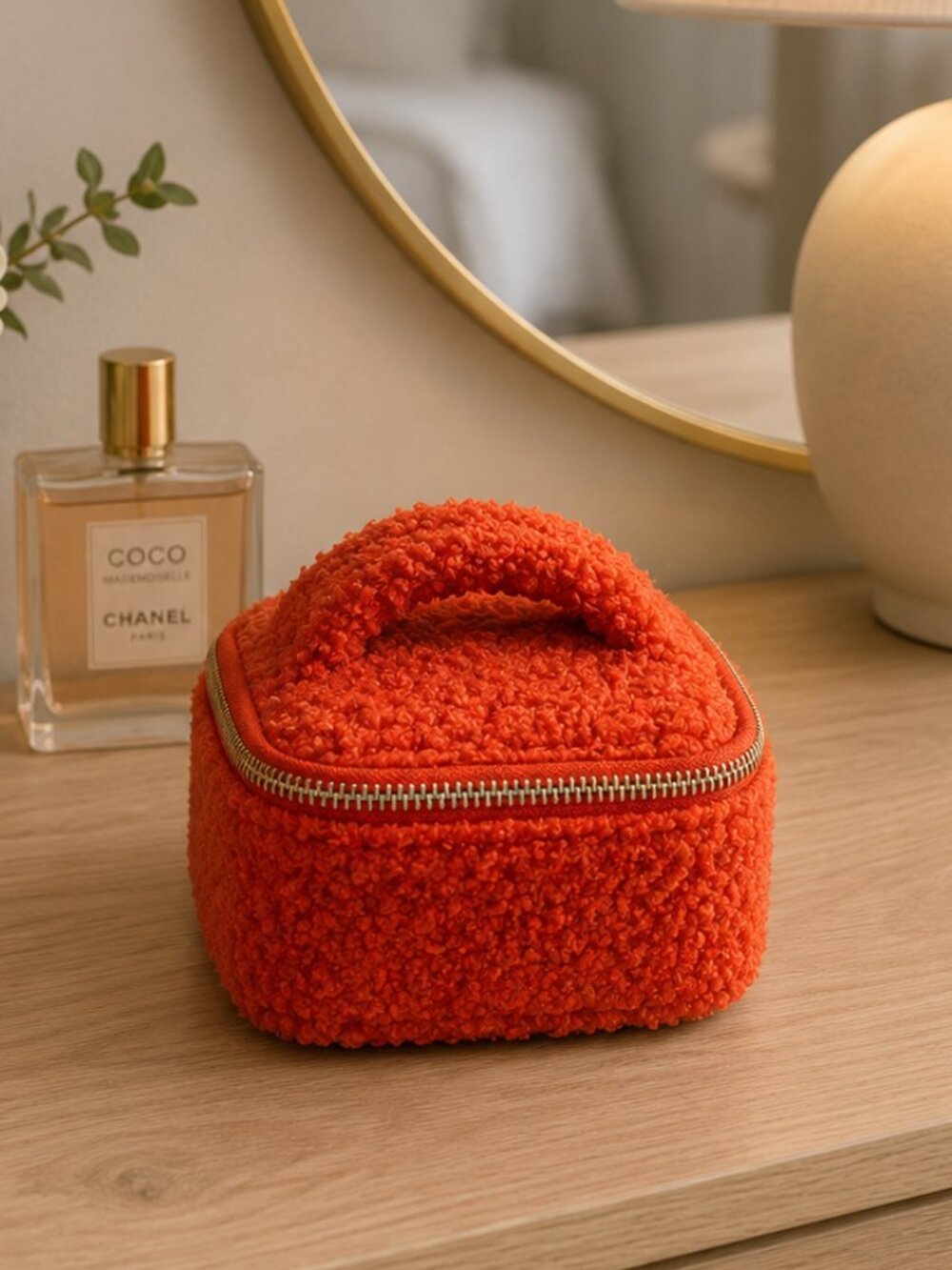 A New Day Orange Cube Zippered Jewelry Organize